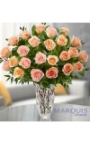 Marquis by WaterfordÂ® Premium Peach Roses