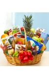 Deluxe Fruit andamp Gourmet Basket