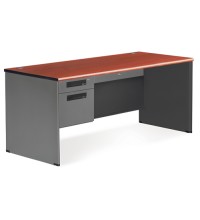 Mesa Series 67 and  Executive Series Single Pedestal Panel End Desk