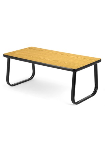 40 and  Laminate Magazine Table with Sled Base