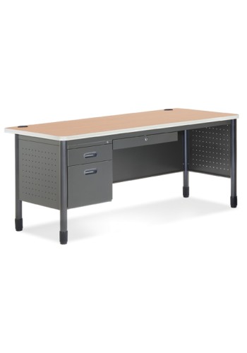 Mesa Series 67 and  Laminate Top Single Pedestal Desk