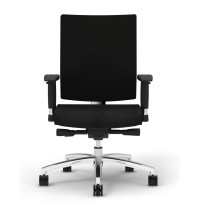 Ambarella Black Full Back Chair with Casters