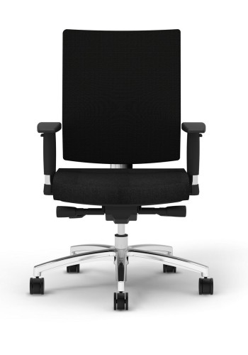 Ambarella Black Full Back Chair with Casters