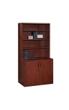 Amber 2-Door Storage Cabinet with Hutch