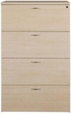 Amber 4-Drawer Lateral File Cabinet