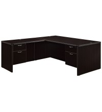 Amber 60 and  Executive L-Shape Desk with Suspended Drawers