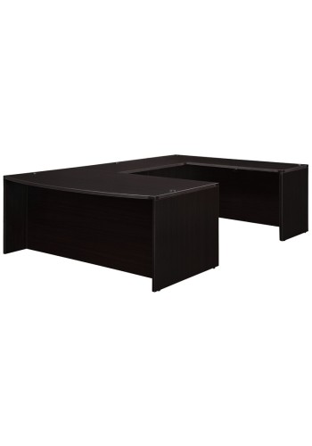 Amber Bowfront Executive U-Shape Desk Shell