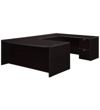 Amber Bowfront Executive U-Shape Desk