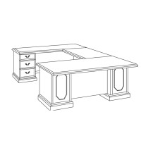 Andover Left Executive “U” Desk