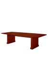 Belmont 10’ Brown Cherry Boat Shape Conference Table