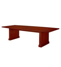 Belmont 10’ Brown Cherry Boat Shape Conference Table