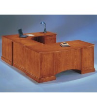 Belmont Executive Cherry Corner U-Shape Desk