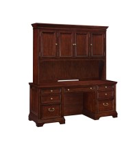 Bernheim Storage Credenza with Overhead Storage Hutch