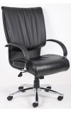 Black and Chrome High Back Leather Executive Chair (MB9701-C)