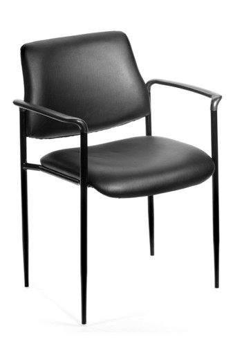 Black Caressoft Stack Guest Chair (MB9503-CS)