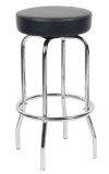 Black CaressoftPlus Stool (MB229)