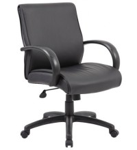 Black Contemporary Mid-Back Executive Chair (MB7716-BK)