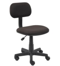 Black Crepe Fabric Steno Task Chair (MB205)