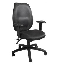 Black Fabric High Back Multi-Function Task Chair (MB1002-BK)