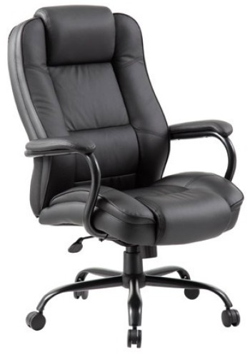 Black Heavy Duty Leather High Back Executive Chair (MB992-BK)