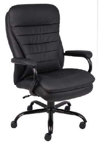 Black Heavy Duty Pillow Top Executive Chair (MB991-CP)