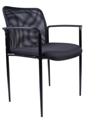 Black Mesh Stack Guest Chair (MB6909)