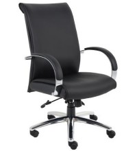 Black Modern Executive Chair with Contoured Back (MB9431)