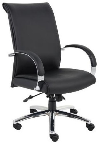 Black Modern Executive Chair with Contoured Back (MB9431)