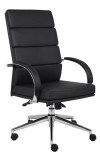 Black Modern Segmented High Back Executive Chair (MB9401)