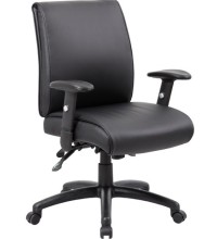 Black Multi-Function Mid-Back Executive Chair (MB716)