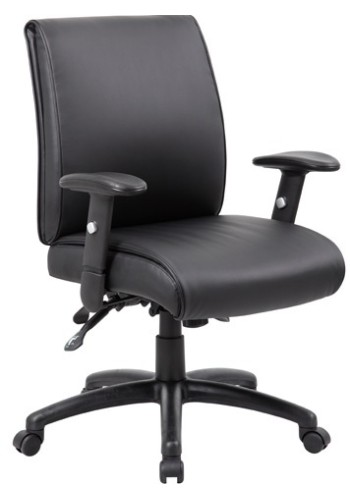 Black Multi-Function Mid-Back Executive Chair (MB716)