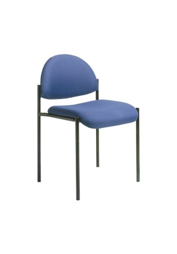 Blue Fabric Armless Stack Guest Chair (MB9505-BE)