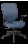 Blue Mesh Back and Seat Task Chair