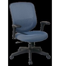 Blue Mesh Back and Seat Task Chair