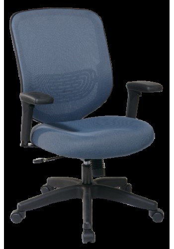 Blue Mesh Back and Seat Task Chair