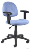 Blue Microfiber Deluxe Posture Task Chair (MB326-BE)