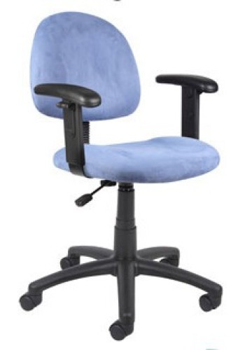 Blue Microfiber Deluxe Posture Task Chair (MB326-BE)