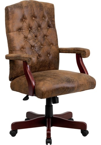 Bomber Brown Classic Executive Office Chair (MF-802-BRN-GG)