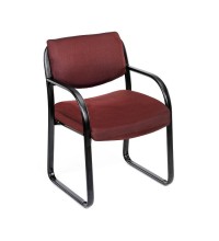 Burgundy Fabric Guest Chair (MB9521-BY)