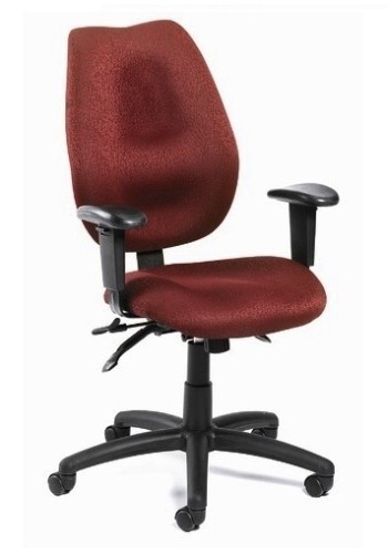 Burgundy Fabric High Back Multi-Function Task Chair (MB1002-BY)