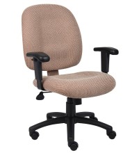 Chestnut Chenille Fabric Ergonomic Task Chair (MB495-CH)