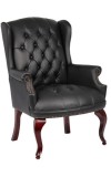 Classic Black Traditional Guest Chair (MB809)