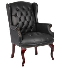 Classic Black Traditional Guest Chair (MB809)