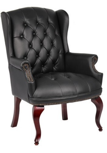 Classic Black Traditional Guest Chair (MB809)