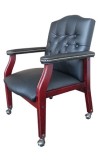 Classic Traditional Nail-Head Chair (MB958M-BK)