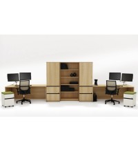 Concept 400E, Extended Corner Workstation Cluster of 2