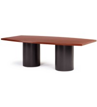 Concept 70, 8 and Boat-Shape Conference Table with Drum Base