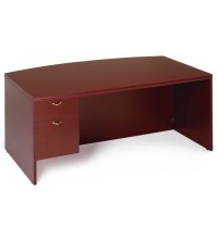 Concept 70, 84 and  Bow-Front Single Pedestal Executive Desk