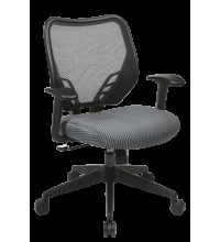 Dark Back and Charcoal Seat Manager ands Chair