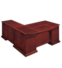 Del Mar Bowfront Executive L-Shape Desk